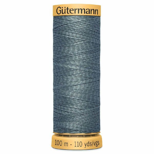 Gutermann Natural Cotton - 100m/110yds - 100% cotton - 7414 -Mid Green