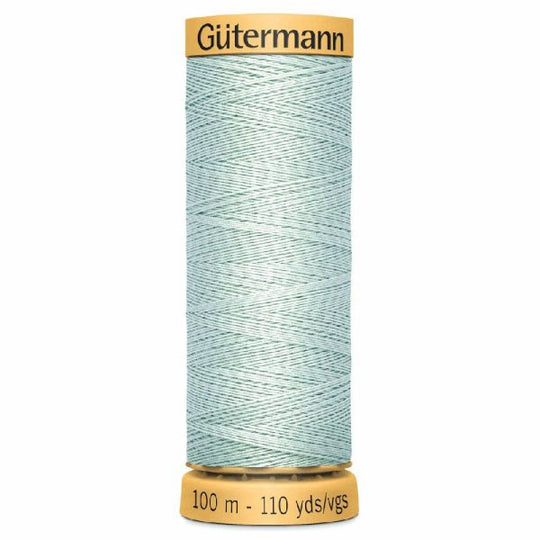 Gutermann Natural Cotton - 100m/110yds - 100% cotton - 7318 - Light Green