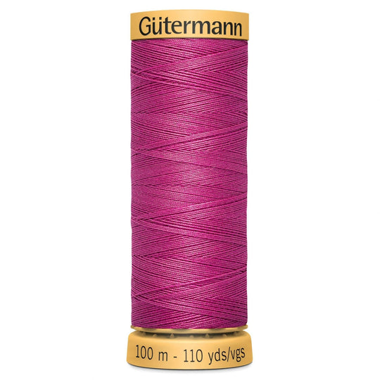 Gutermann Natural Cotton - 100m/110yds - 100% cotton - 2955 - Mid Cerise