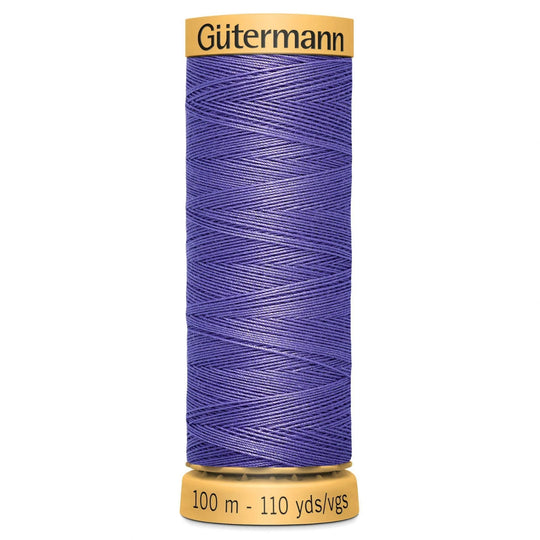Gutermann Natural Cotton - 100m/110yds - 100% cotton - 4434 - Dark Lilac