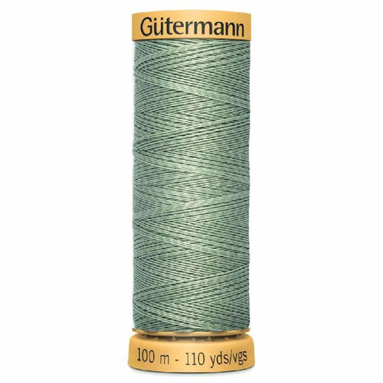 Gutermann Natural Cotton - 100m/110yds - 100% cotton - 8816 - Mid Green