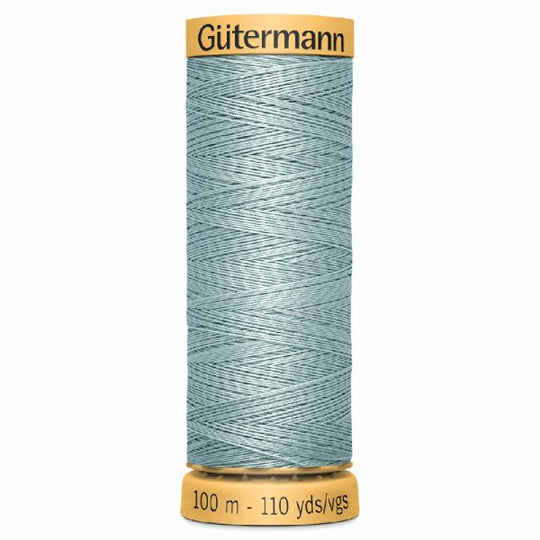 Gutermann Natural Cotton - 100m/110yds - 100% cotton - 7827 - Light Green
