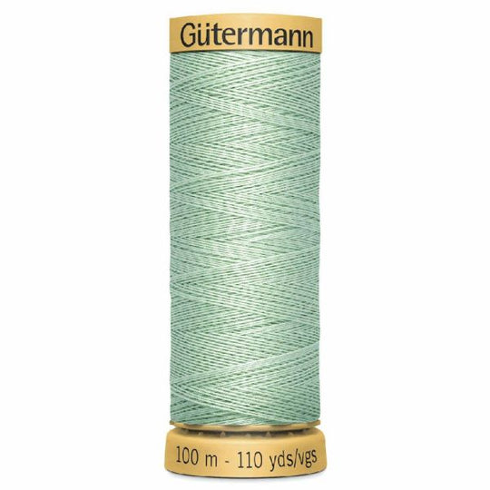 Gutermann Natural Cotton - 100m/110yds - 100% cotton - 9318 - Light Yellow Green