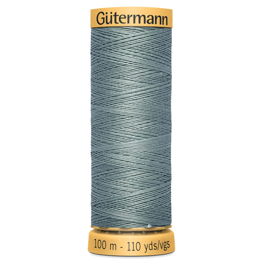 Gutermann Natural Cotton - 100m/110yds - 100% cotton - 7916 - Mid Sage Green