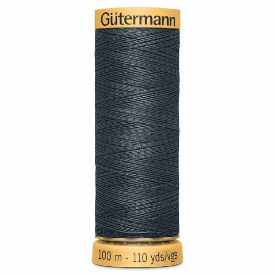 Gutermann Natural Cotton - 100m/110yds - 100% cotton - 7413 - Dark Green