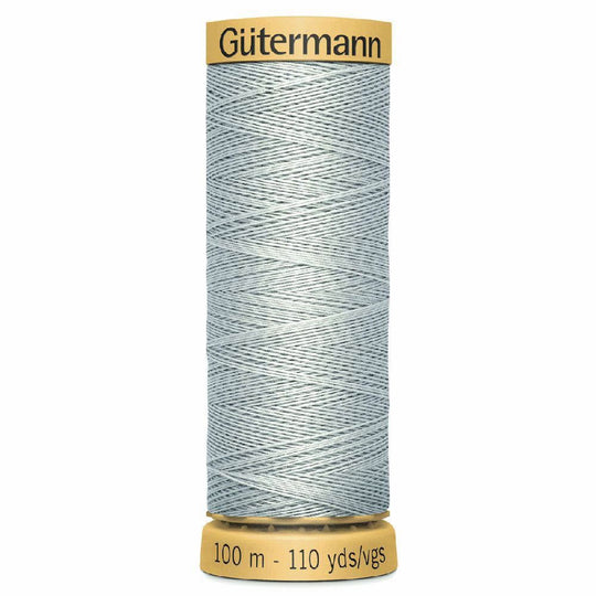 Gutermann Natural Cotton - 100m/110yds - 100% cotton - 7307 - Very Light Grey Green
