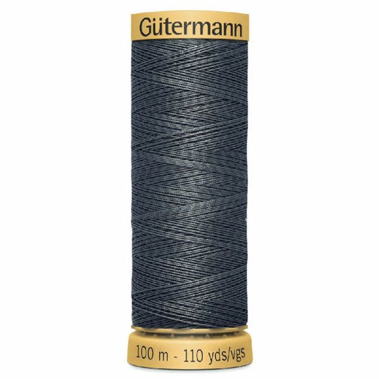 Gutermann Natural Cotton - 100m/110yds - 100% cotton - 5104 - Dark Grey Green