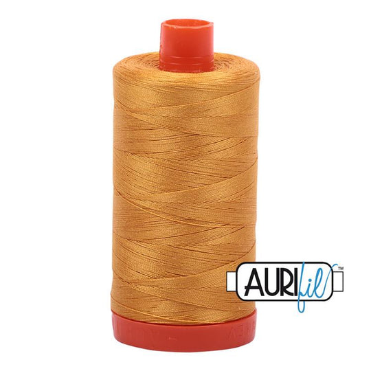 Aurifil Cotton 50 Weight - 2140 - Orange Mustard