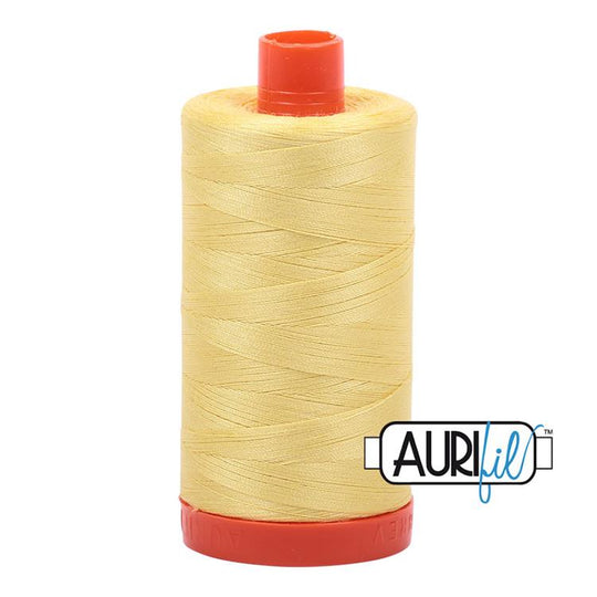 Aurifil Cotton 50 Weight - 2115 - Lemon