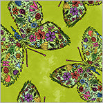 Goodness Gracious by Laura Heine for Windham Fabrics - Be Free in Lime