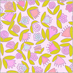 Goodness Gracious by Laura Heine for Wyndham Fabrics - Little Ditsy Flowers in Pink