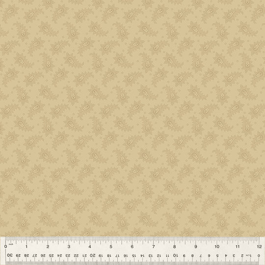 Crème de la Creme by Whistler Studios for Wyndham Fabrics - Meandering - Au Lait - 100% cotton fabric (Copy)