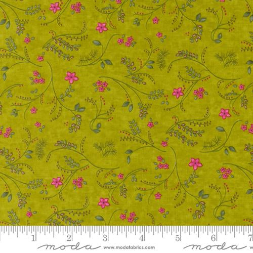 In Bloom by Holly Taylor for Moda - 100% Cotton fabric Light Green