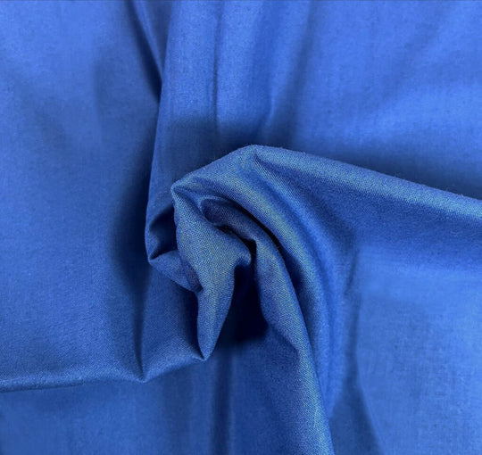 Cotton Solids - Cobalt - Make + Believe organic cotton fabric