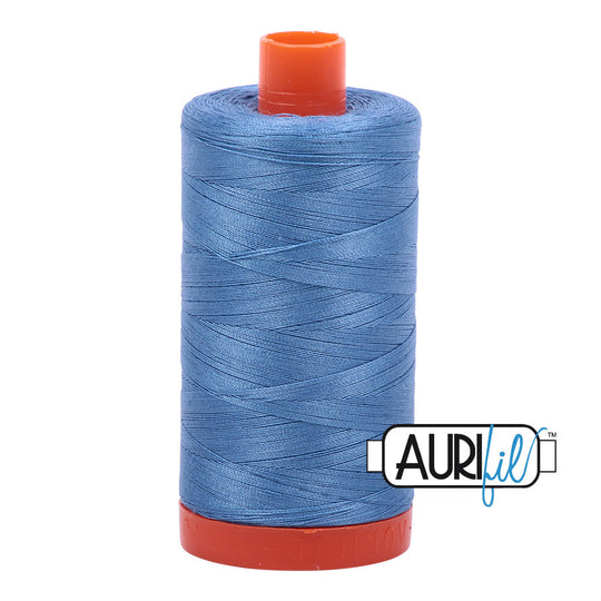 Aurifil Cotton 50 Weight - 2725 - Light Wedgewood Blue