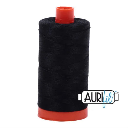 Aurifil Cotton 50 Weight - 2692 - Black