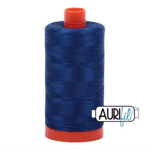 Aurifil Cotton 50 Weight - 2780 - Dark Delft Blue