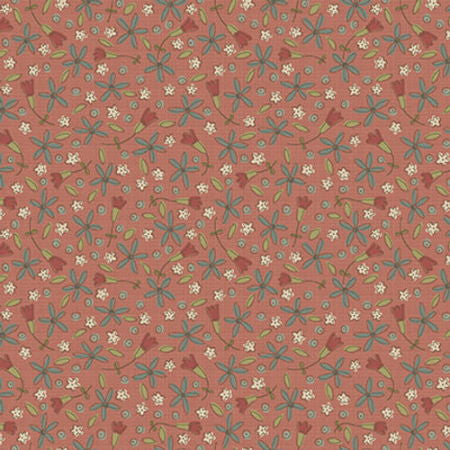 Down Tinsel Lane by Anni Downs for Henry Glass - Poinsettias - Red