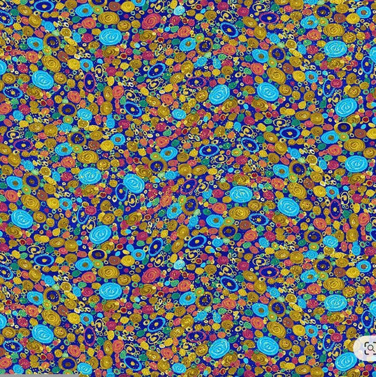 Gilded Plume - Geo Floral by Timeless Treasures - 100% cotton