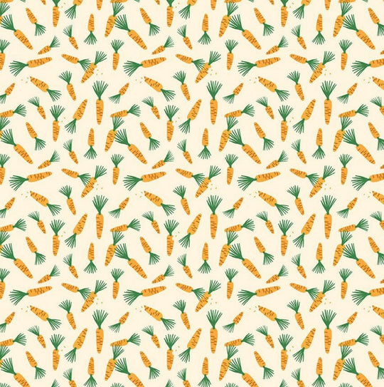 Carrot Patch by Leezaworks for Dear Stella   - 100% Cotton