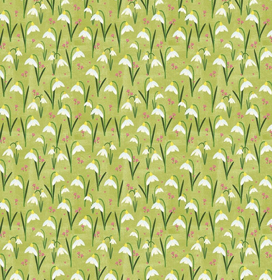 Snowdrops by Leezaworks for Dear Stella - 100% cotton