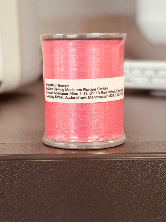 Brother Pink Satin Embroidery Thread 300M Reel (ET-085)