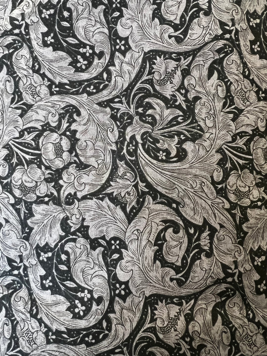 Ebony Suite- Best of William Morris by Barbara Brackman for Moda  - Ebony 4 - 8386 18