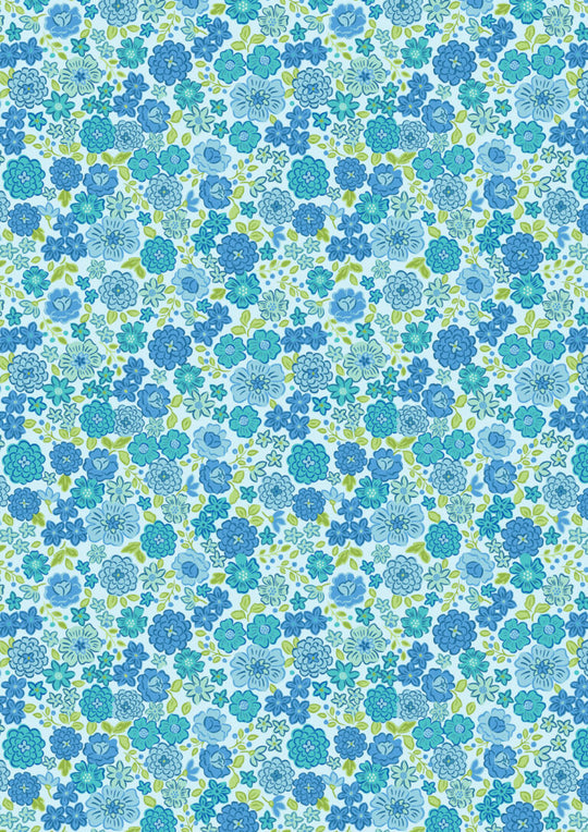 Boho Blooms Terrific Turquoise L16C