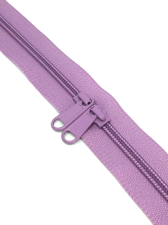 YKK Nylon No.5 Zip Chain -Lavender   - Colour  No 244