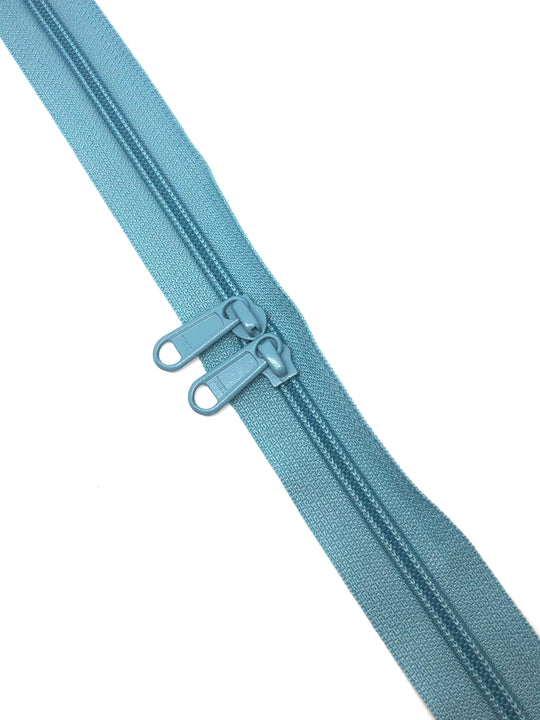 YKK Nylon No.5 Zip Chain - Light Blue- Colour  No 012