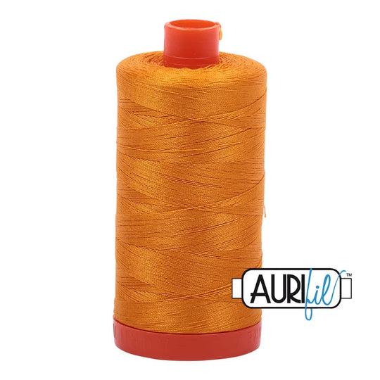 Aurifil Cotton 50 Weight 2145 Yellow Orange