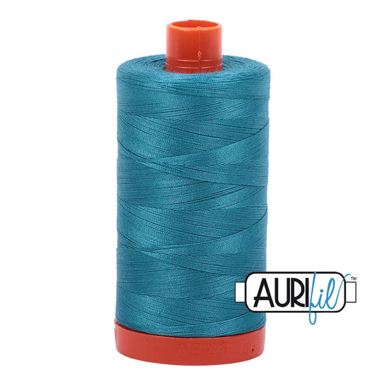 Aurifil Cotton 50 Weight 4182 Medium Turquoise