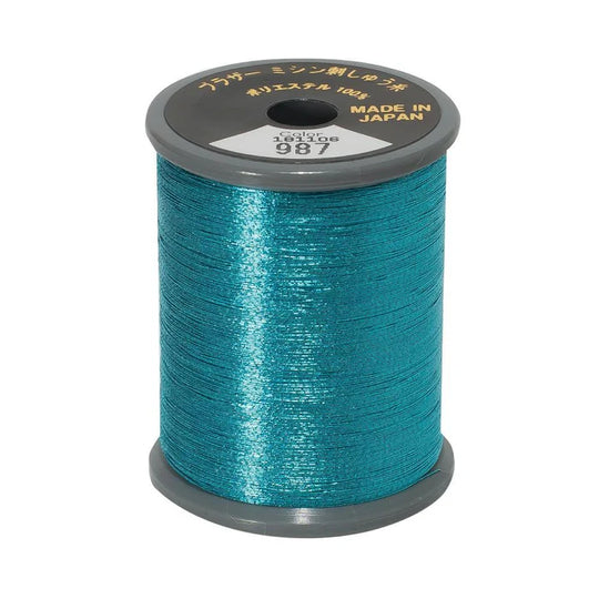 Brother  Embroidery Thread Light Blue metallic 987