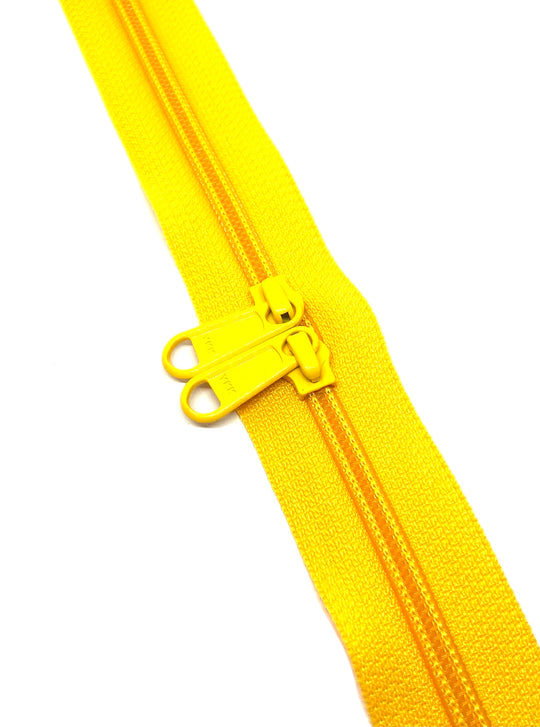 YKK Nylon No.5 Zip Chain - Mustard- Colour  No 001