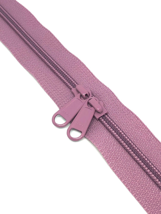 YKK Nylon No.5 Zip Chain - Muted Mauve - Colour No 212
