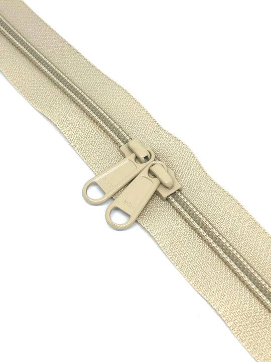YKK Nylon No.5 Zip Chain - Nougat - Colour No 572