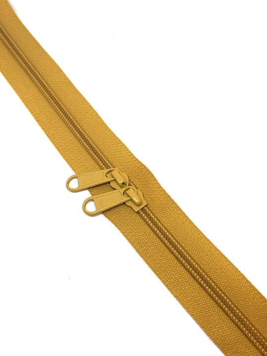 YKK Nylon No.5 Zip Chain - Ochre - Colour No 087