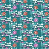 Colori waves teal