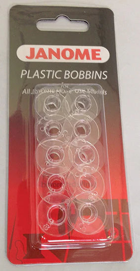 Janome Plastic Bobbins (10 pack)