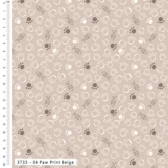 Purrfect Cats paws beige