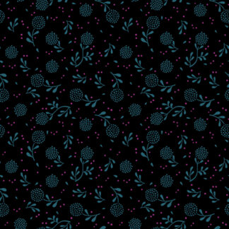 back yard dandelions on black- Ruby Star Society