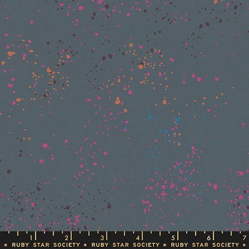 Speckled Canvas Metallic Flamingo
