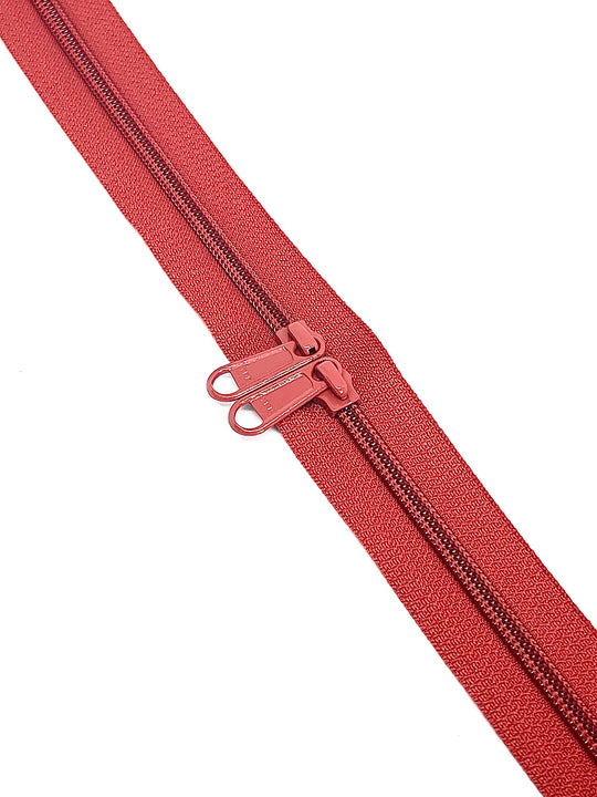 YKK Nylon No.5 Zip Chain - Rust - Colour No 025