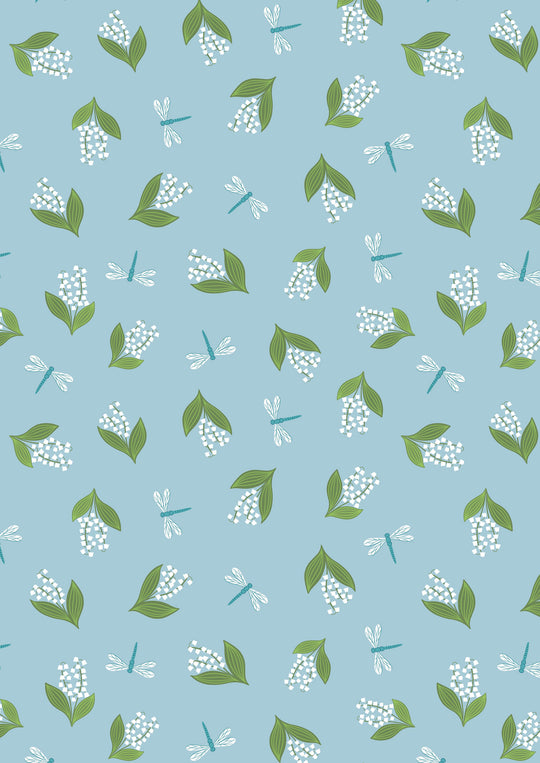 Small Things Country Garden lily and dragonfly