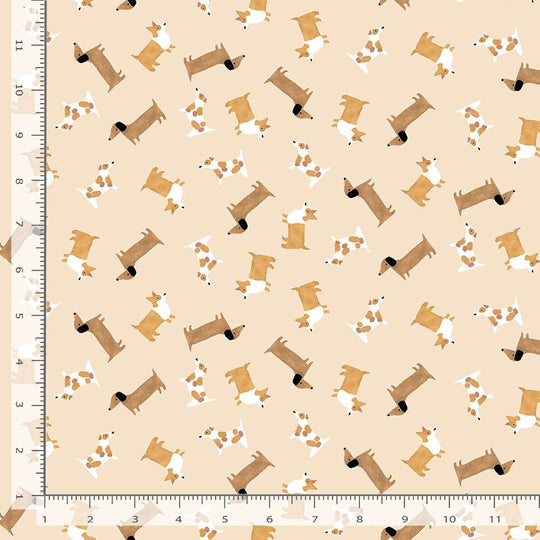 Mutts About You Raise the woof - wheat