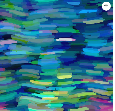 Marker waves greens/blues  FF2267 - 6