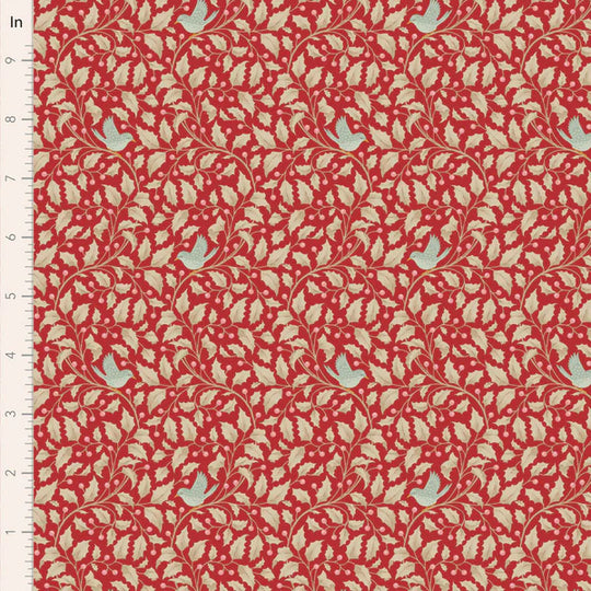 Merry Little Christmas- holly red