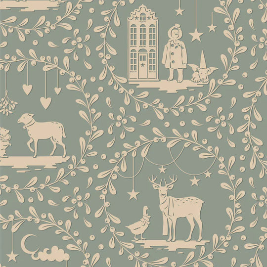 Merry Little Christmas-Paperscenes duck egg