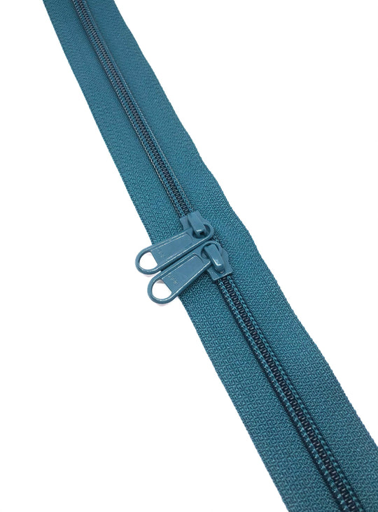 YKK Nylon No.5 Zip Chain -  Teal - Colour No 908