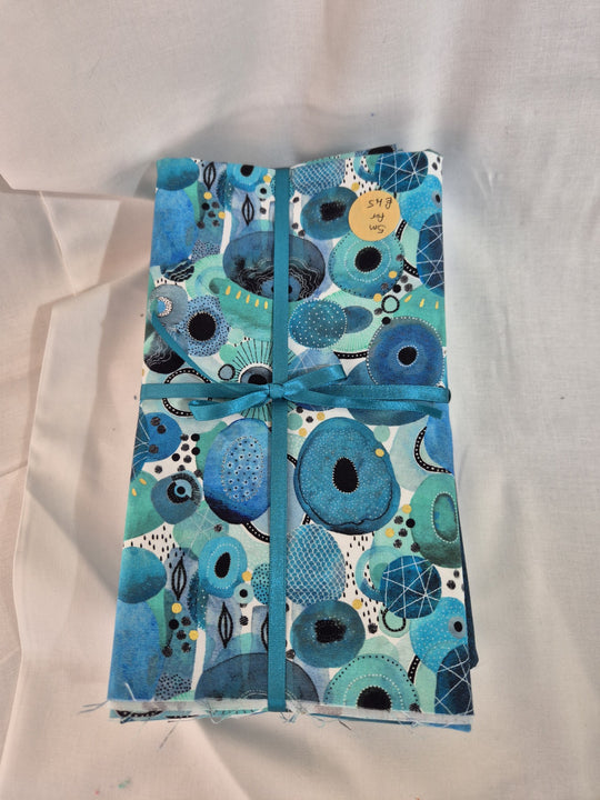 Bargain Fabric Bundle - Turquoise/Blue/Green Theme